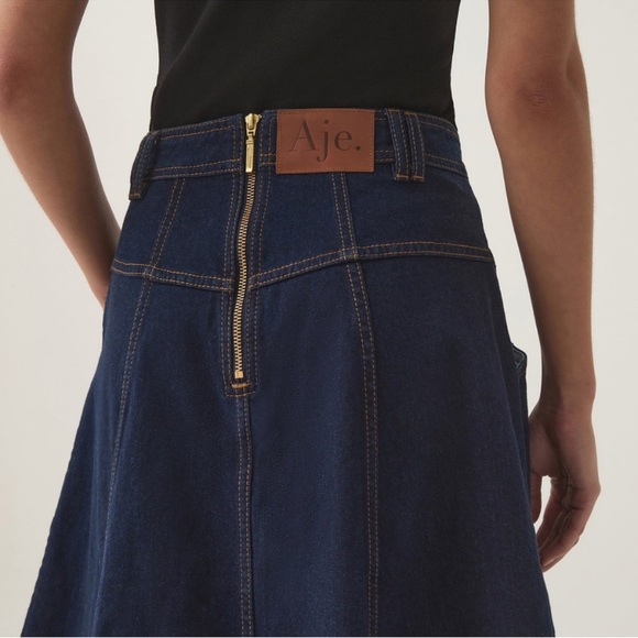 Aje DENIM SKIRT - Picture 2 of 3